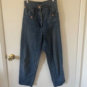 ILANA KOHN Denim Pants Sz 2